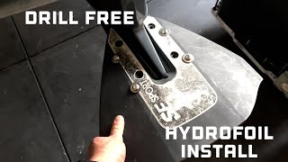 DIY Drill Free SE Sport 200 Outboard Hydrofoil  475 in parts [upl. by Euqirne]