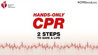 Hands Only CPR Video  Live Training Version [upl. by Let966]