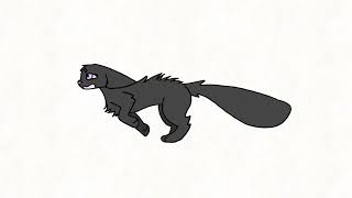 Just a random run cycle I made Cinderpaw  Lynx’s eye flippaclip [upl. by Ashok]