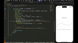 ASMR Programming  React Native Realtime Chart Example  No Talking [upl. by Ayekal]