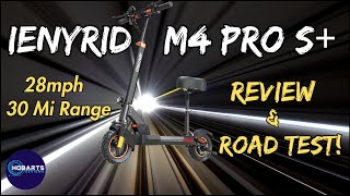 iEnyrid M4 Pro S Review A Folding Electric Scooter With Seat For Urban Commuting [upl. by Adiel]