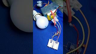 Diy Inverter 12v to 220v 5060Hz Inverter making with CD4047modified sine wave inverter shorts [upl. by Sully]