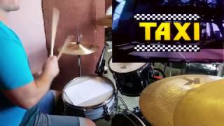 Angela Theme From Taxi  Opening amp Closing Credits Drum Cover [upl. by Xonk]