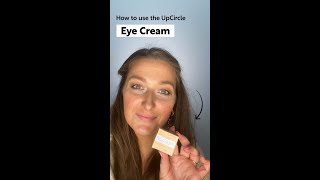 UpCircle Beauty  How To Use Our Caffeine  Maple Eye Cream [upl. by Buell]