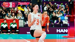 One of the Most Dramatic Matches in Womens Volleyball History [upl. by Drawe518]