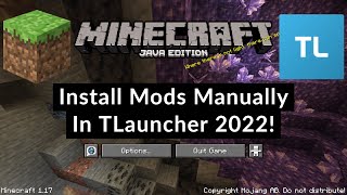 How To Manually Install Mods In TLauncher Using Jar File And Any Mod [upl. by Ellivnarg]