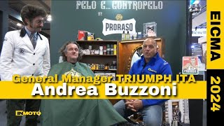 Triumph le novità 2025 abbiamo fatto Pelo e Contropelo a Andrea Buzzoni EICMA 2024 [upl. by Sue]