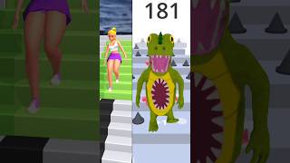 Dance Stairs Race Funny Crocodile 🐊vs Dance Stairs New Game Part 54 shorts shortsfeed crocodile [upl. by Ferdie429]