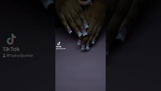 Frenchie Freestyle Set🦋 nails beginnernailtech frenchie frenchtipnails dynamic nailtech [upl. by Otsedom]