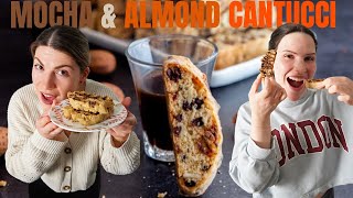 MOCHA ALMOND CANTUCCI  12 Weeks of Christmas cookies [upl. by Hanad]