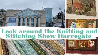 Knitting and Stitching Show Harrogate Visit 2023 [upl. by Alokin234]