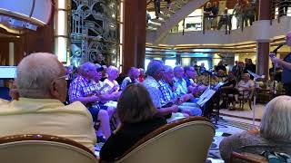 IMG 5083 Sapphire Princess Ukulele Orchestra June 2019 Baltics [upl. by Ainimreh]