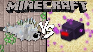 Silverfish vs Endermite  Minecraft [upl. by Schoening424]