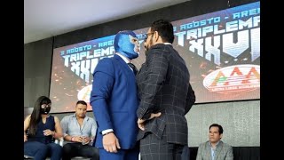 Blue Demon Jr vs Dr Wagner Jr en Triplemanía XXVII [upl. by Seaddon]