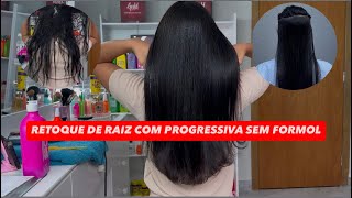 ALISANDO O CABELO COM PROGRESSIVA SEM FORMOL progressiva [upl. by Enelloc]