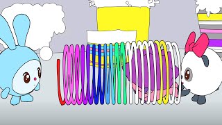 Малышарики  Раскраска  все выпуски подряд  Учим цвета [upl. by On370]