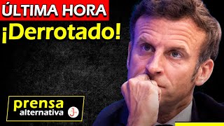 Macron y su partido sufren derrota colosal [upl. by Seagraves]