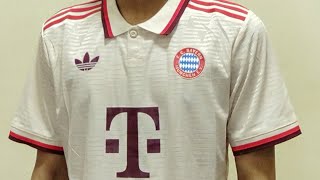 202425 FC Bayern München Third Kit UCL kit Unboxing crdforbackgroundmusic [upl. by Ruiz532]