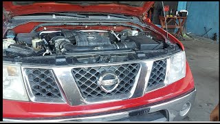 Cambio de motor Nissan Frontier [upl. by Killion]