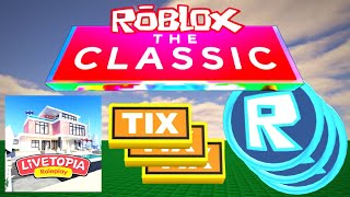 How To Get TOKENS AND TIX In Livetopia For The ROBLOX CLASSIC EVENT [upl. by Attaynek]