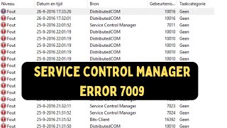 How To Fix Service Control Manager Error 7009 On Windows 11 [upl. by Inama495]