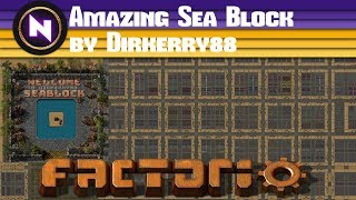 Factorio Engineering  AMAZING SEA BLOCK BASE BY DIRKERRY88 [upl. by Anen]