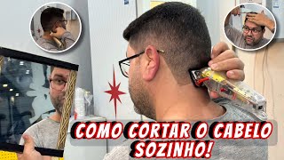 Como cortar o cabelo sozinho  corte social passo a passo simples cortedecabelo raphaelbarbeiro [upl. by Bivins617]