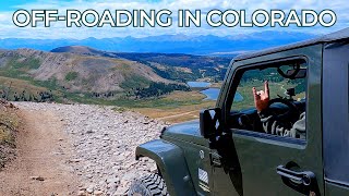 Jeep Trail Ride to 13000 ft Mosquito Pass Highest in the US  Leadville Colorado [upl. by Aneleiram958]