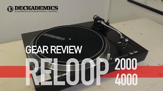 Reloop RP2000 amp 4000 MK2 Turntables Full Review by Cool Hand Lex  YCDP  Deckademics [upl. by Einahpad49]