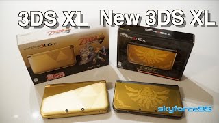 New Nintendo 3DS XL vs 3DS XL Full Comparison Zelda Editions [upl. by Maretz341]