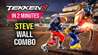 Steves Gatling Gun Combo  TwoMinute Tekken Tips [upl. by Ayidah]