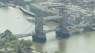 Londons Iconic landmarks from the fantastic viewing gallery at Horizon 22 Bishopsgate May 2024 [upl. by Crofton899]