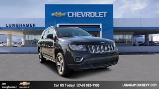 2016 Jeep Compass High Altitude MI Waterford Clarkson Bloomfield Hills White Lake West Bloo [upl. by Franni]