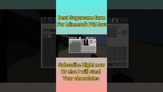 Best Sugarcane Farm In Minecraft PEJavabedrock [upl. by Ail]