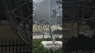 AMAZING ✨GLOBE 🌍 Westfield State University globe earth university art amazing sculpture [upl. by Ambert]