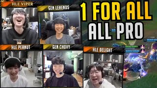 ALL KR PROS One For All  Chovy  Lehends  Viper  Peanut  Delight Stream Highlights Translated [upl. by Bowe703]