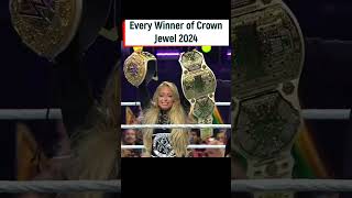 EveRy Winner of Crown Jewel 2024 highlights winner saudiarabia [upl. by Kcirddehs459]