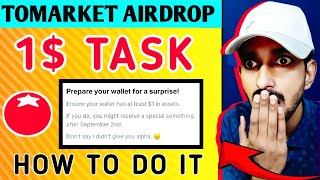 🔥Tomarket Airdrop Wallet Task  Tomarket Airdrop Listing  Tom Market Airdrop  Tomato Airdrop [upl. by Gothurd487]