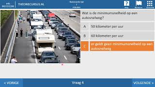 Theorie examen 2023  Autotheorie  Voorrang  Autosnelweg  CBR examen [upl. by Anoj]