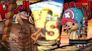 2 VS 9 WHITEBEARD AND FRANKY VS ALL One Piece Burning Blood Gameplay [upl. by Arotahs]