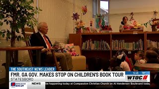 Former Ga governor brings children’s book tour to Statesboro [upl. by Neelcaj]