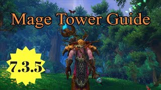 Restoration Druid Mage Tower Guide and Commentary [upl. by Dinsdale]