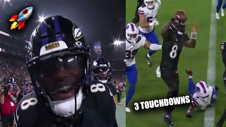 Lamar Jackson Left Bills Defense CONFUSED 😵‍💫🔥 Ravens vs Bills 2024 Highlights [upl. by Amimej]