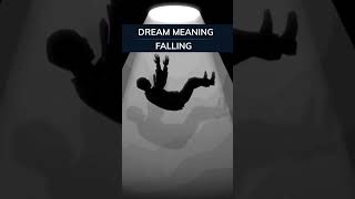 Dream Meaning FALLING 😱 shorts dream facts falling [upl. by Sadick]