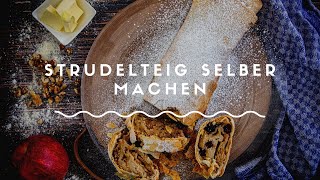 Strudelteig selber machen  so gelingts garantiert [upl. by Salohcim509]