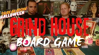 Why Grind House is a perfect board game for Halloween  Shakakapow Halloween [upl. by Lyrehs744]