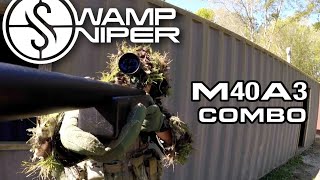 ASG M40A3 Sportline Airsoft Combo Swamp Sniper review and thoughts [upl. by Ankney]