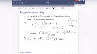 05 Progressive measurability [upl. by Aihtnyc862]