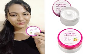 Oriflame Essentials Fairness Multi Benefit Face Cream Review l Demo l Sabnam Ara Hazarika [upl. by Nonnah]