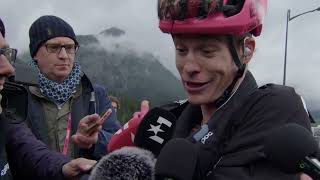 Georg Steinhauser  Interview at the finish  Stage 19  Giro dItalia 2024 [upl. by Franklyn]